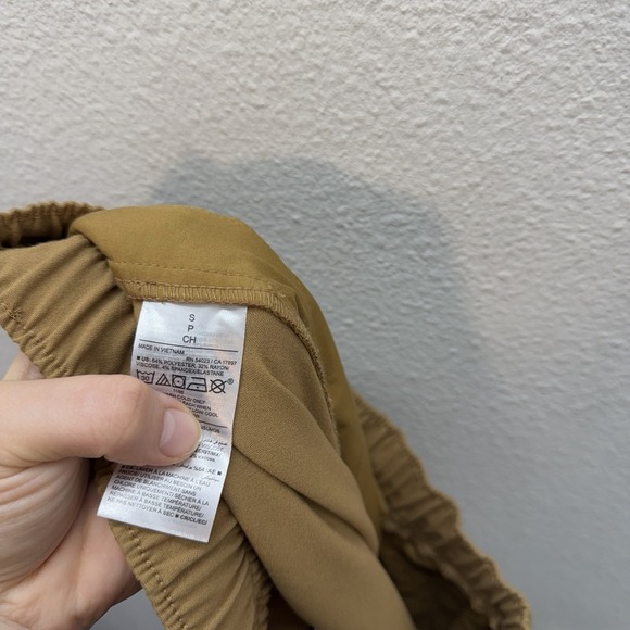 Old Navy Billie High Rise Ankle Pants Womens S Beige  Pull On Comfort Waist - Picture 6 of 6